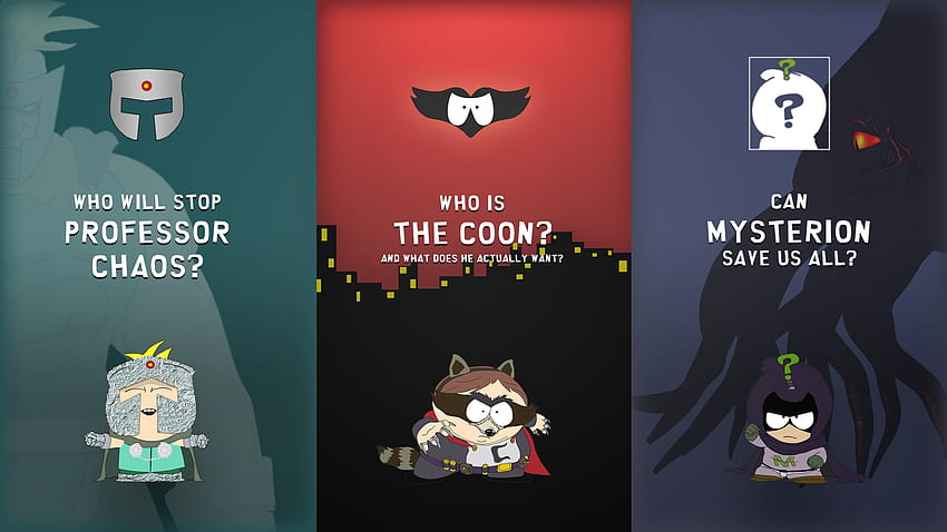 South Park - Chaos, Coon et Mysterion, South Park Cool Fond d'écran HD