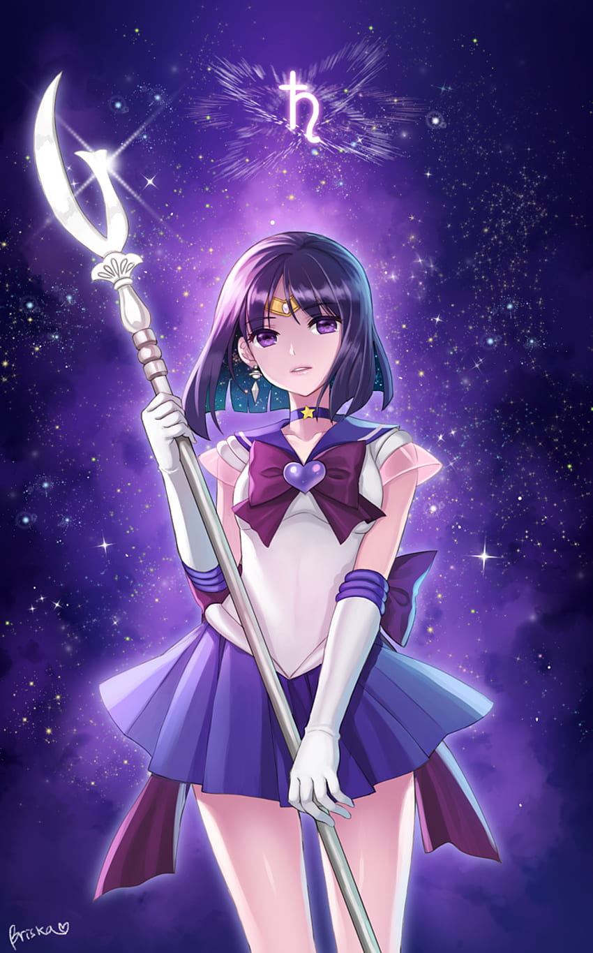 Sailor Saturn - Tomoe Hotaru Anime-Brett HD-Handy-Hintergrundbild