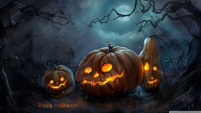 Spooky Halloween Ultra Background for U TV : & UltraWide & Laptop : Multi Display, Dual Monitor : Tablet : Smartphone, Spooky Season HD wallpaper