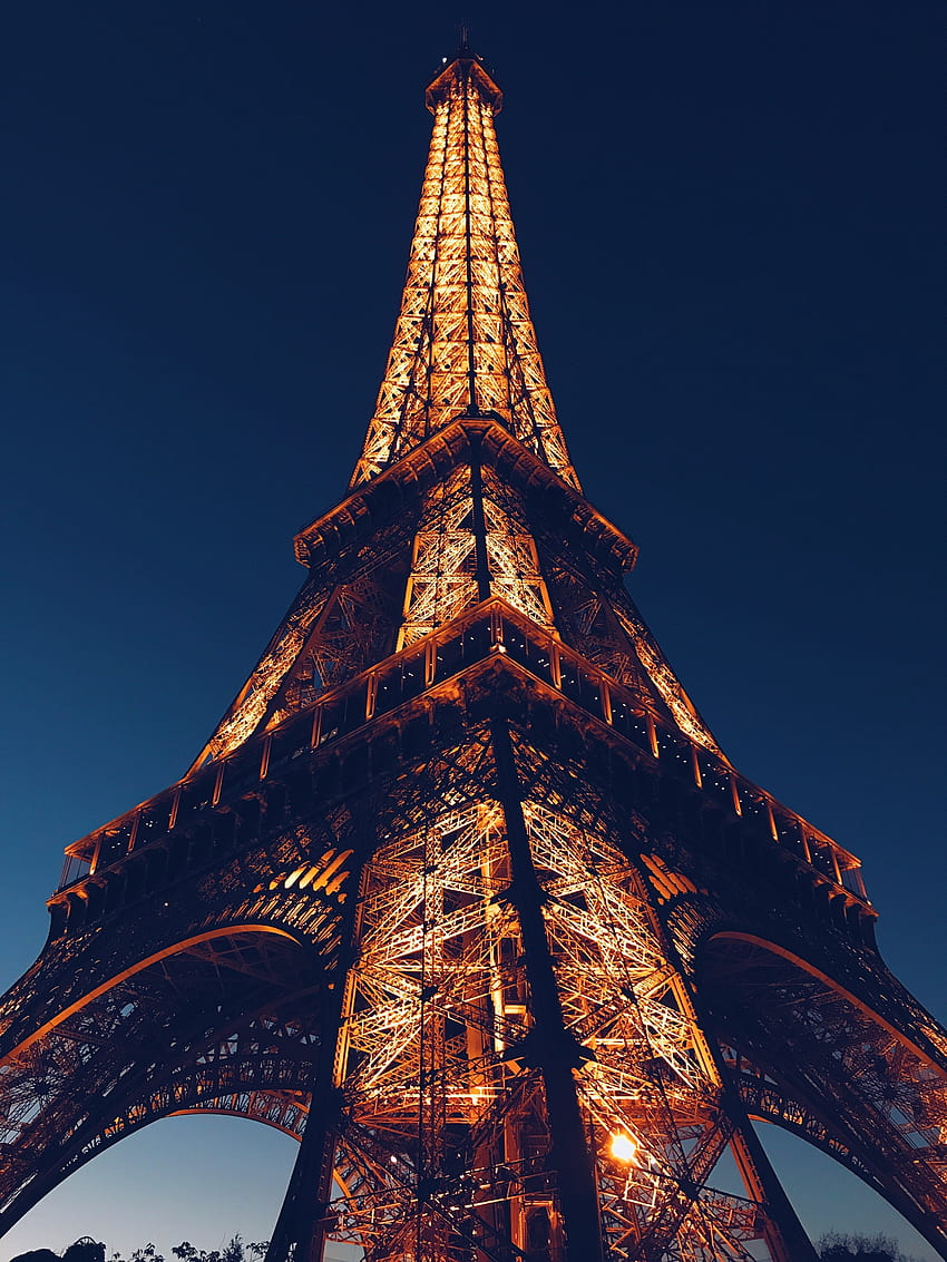 건축, 에펠 탑, 파리 HD 전화 배경 화면