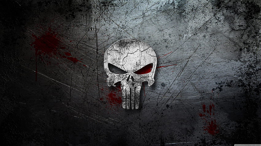 โลโก้ The Punisher ❤ สำหรับ • Wide & Ultra วอลล์เปเปอร์ HD
