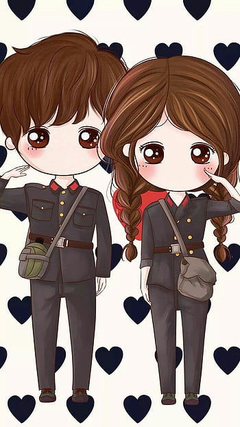 chibi anime couples in love