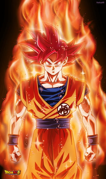 Goku ssj god HD wallpapers | Pxfuel