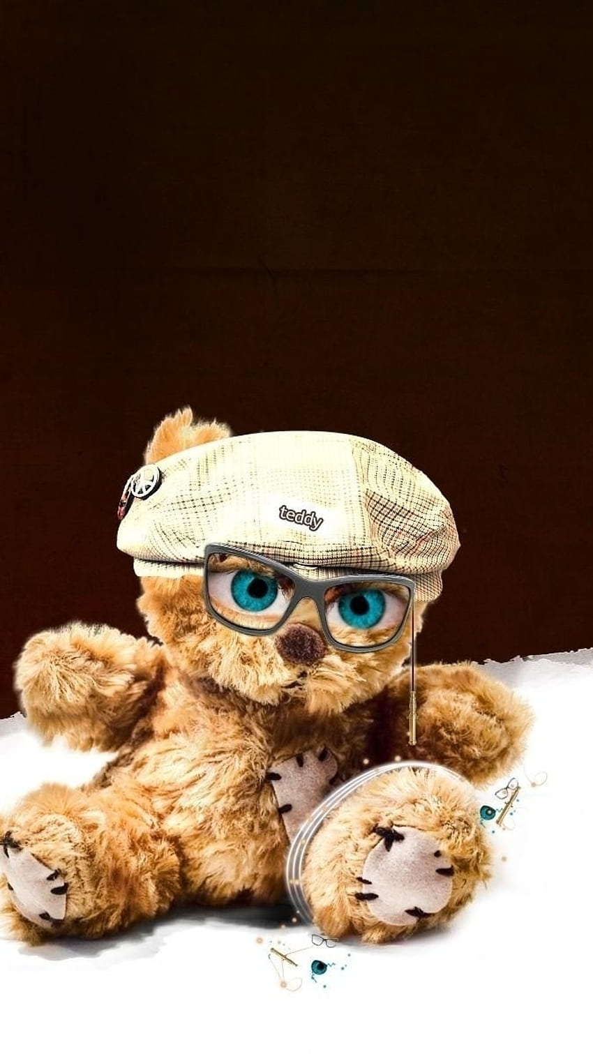 Cute Teddy Bear, Specks, Teddy HD phone wallpaper