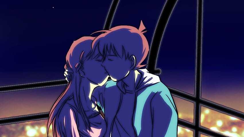 Anime couple cute kiss  Anime couples - image #1017505 on