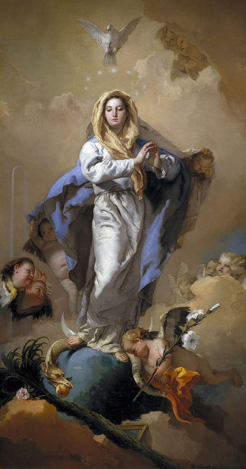 Immaculate Conception, Holy Mary HD phone wallpaper
