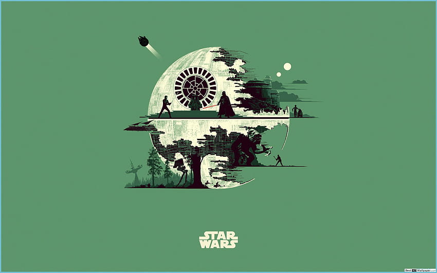 Star Wars Minimal - スター・ウォーズ - - ミニマリスト スター・ウォーズ 高画質の壁紙