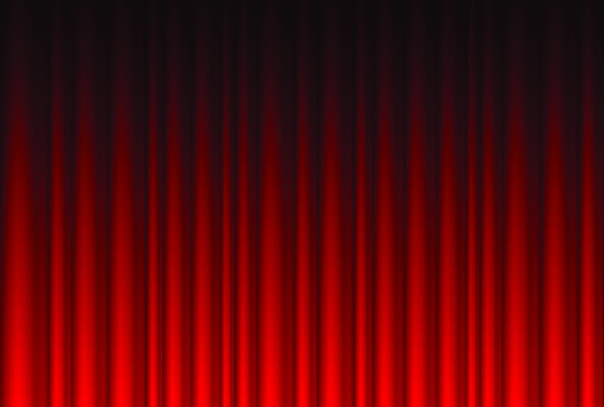 Vektor Tirai Merah, Tirai Merah Gelap Wallpaper HD