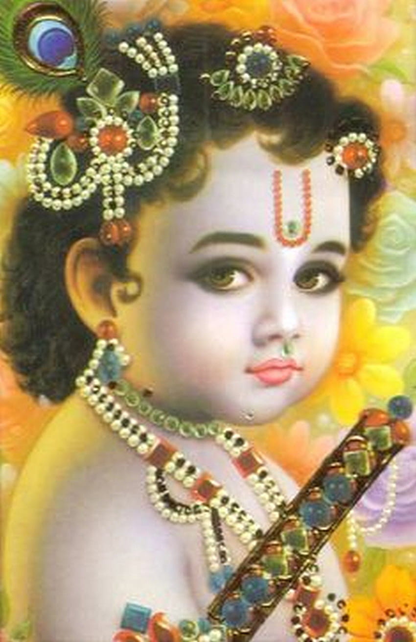 Krishna (edad del niño). Bebé Krishna, lindo Krishna, Krishna, bebé Señor Krishna fondo de pantalla del teléfono