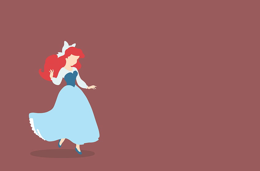 La principessa Disney Ariel (la sirenetta) disegnata da Milena Kuhn. Sirena , Disney , iphone disney, Ariel Laptop Sfondo HD