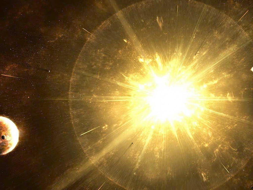 Amazing Supernova . cool , Milky way, Sun Explosion HD wallpaper