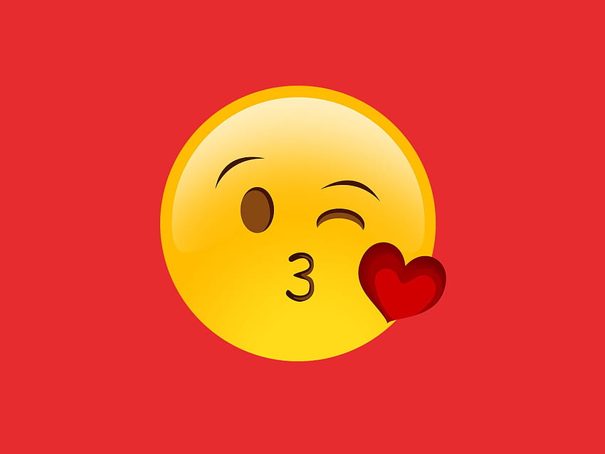 Miss You Emoji Pics, Kiss Emoji HD wallpaper | Pxfuel