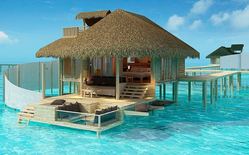 Exotic Beach, Beach Cottage HD wallpaper | Pxfuel