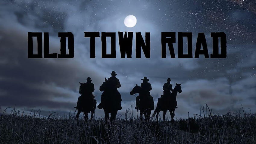 Old Town Road-Pferde HD-Hintergrundbild