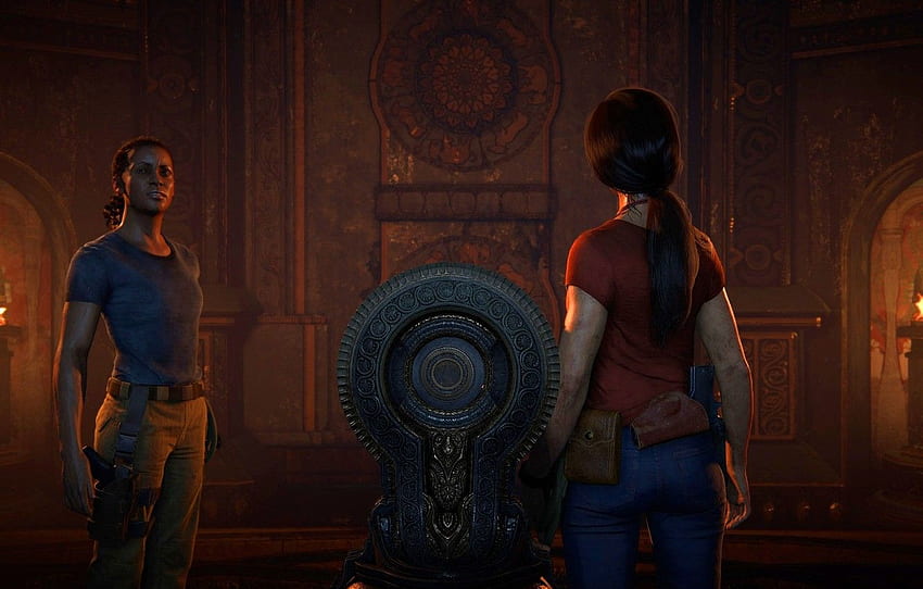 gun, pistol, game, weapon, brunette, Uncharted, Uncharted: The Lost Legacy for , section игры HD wallpaper
