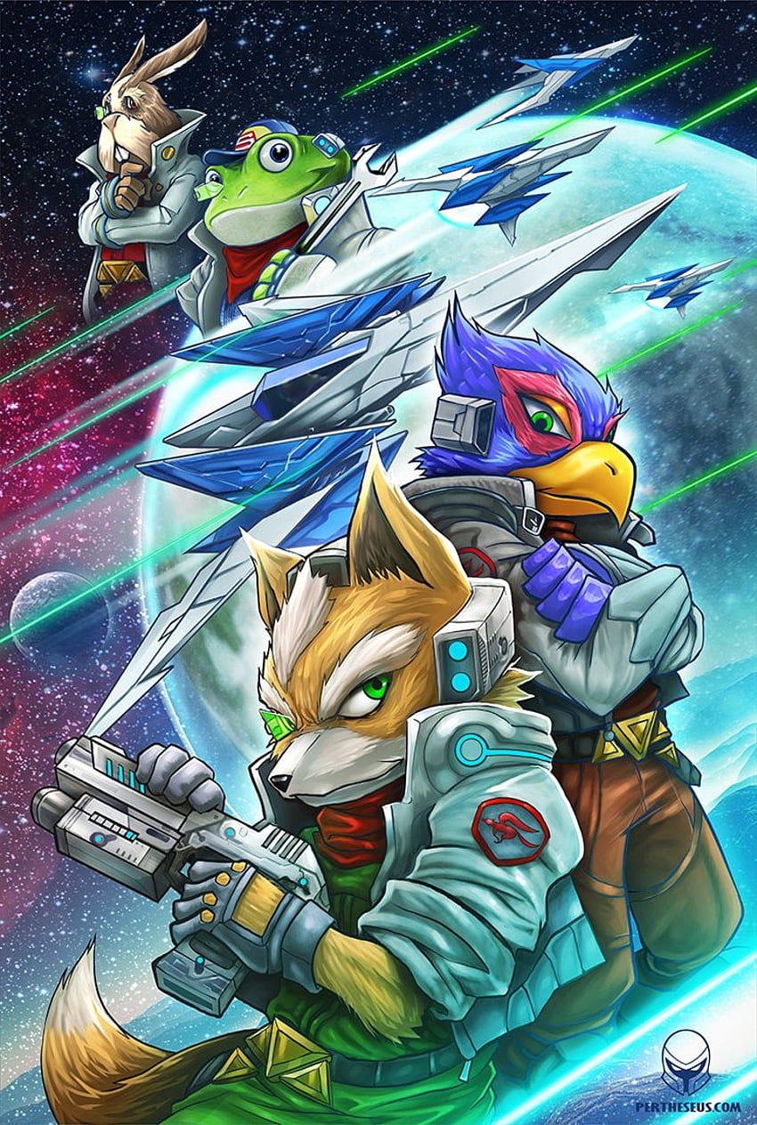 スターフォックス 64 - N64 - アルヴァニスタ。 Star fox 64, Star fox, Fox mccloud 見てみる HD電話の壁紙