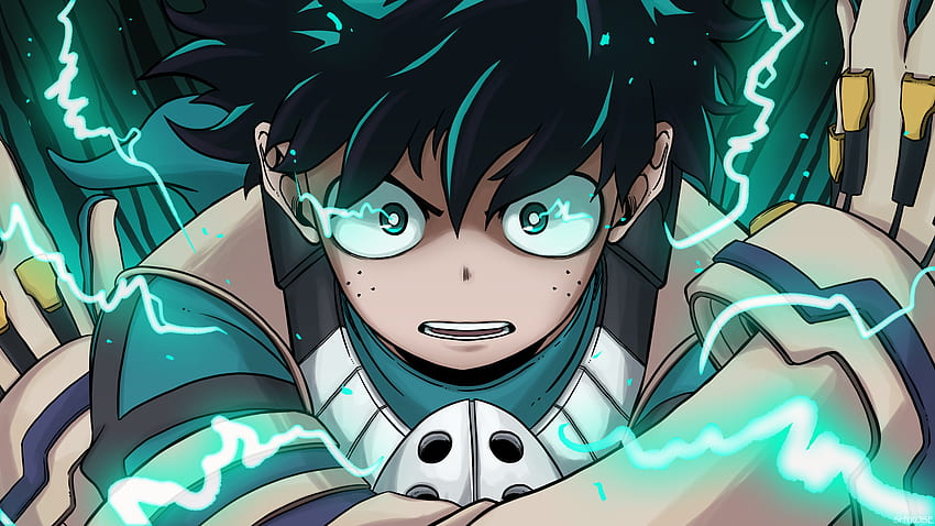 Blue Eyes Izuku Midoriya My Hero Academia HD wallpaper | Pxfuel