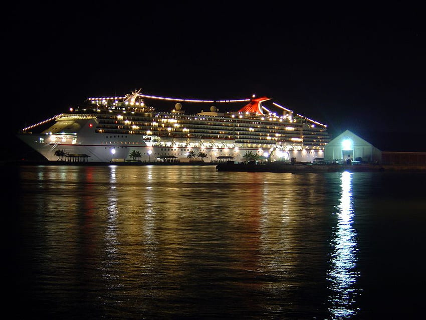 Nights Bahamas and Florida Cruise from under $400 on Carnival Pride, Bahamas at Night HD wallpaper