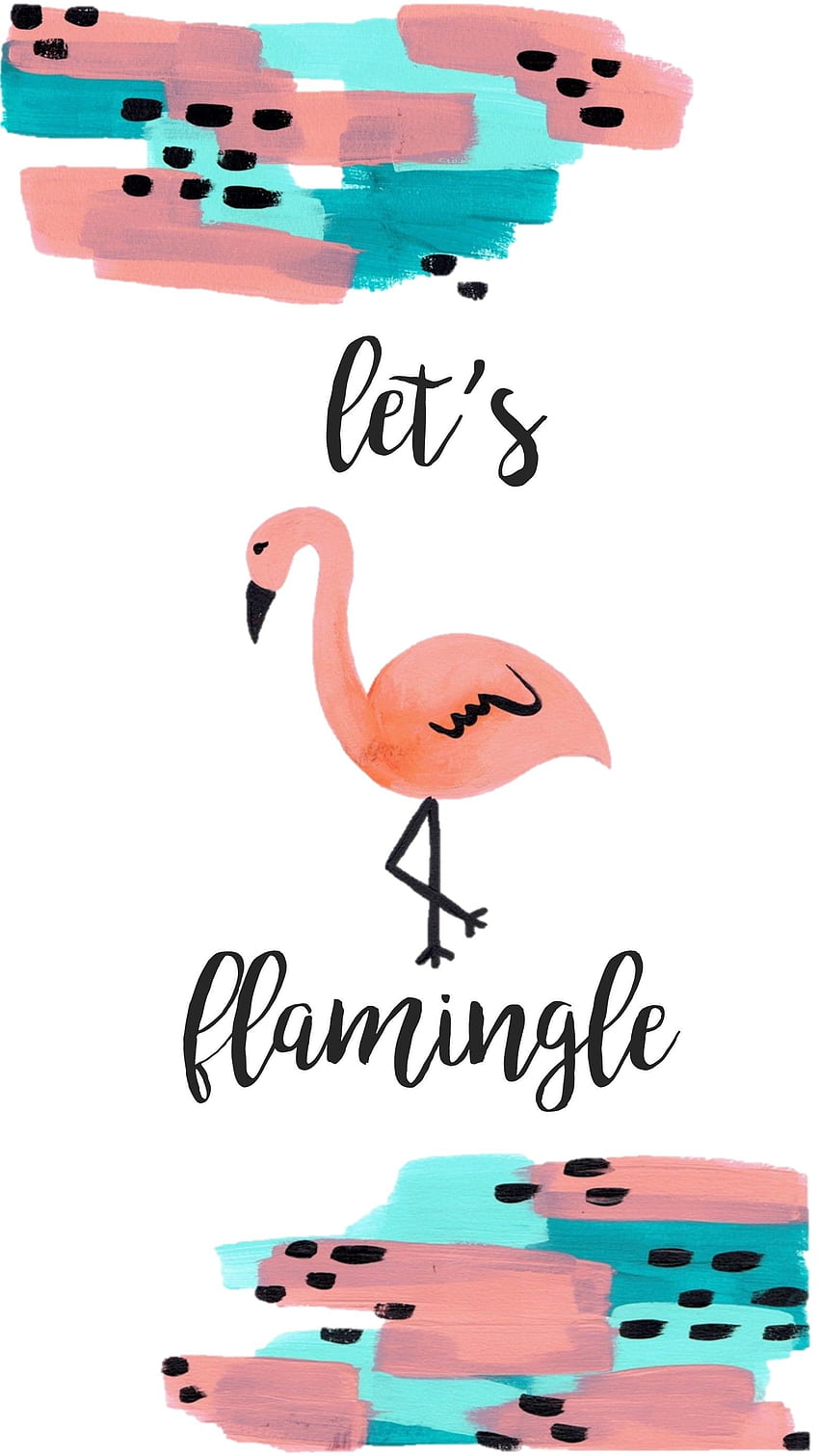 - Lindo iPhone Flamingo, Pastel Flamingo Papel de parede de celular HD