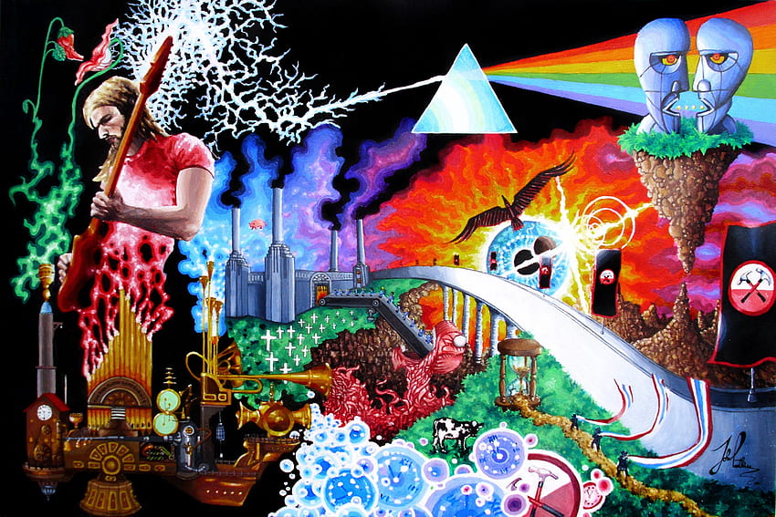 Despejo do Pink Floyd, arte do Pink Floyd papel de parede HD