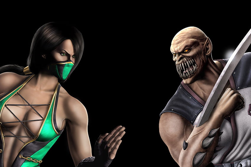 Jade VS Baraka, วิดีโอเกม, Jade, Baraka, Mortal kombat วอลล์เปเปอร์ HD