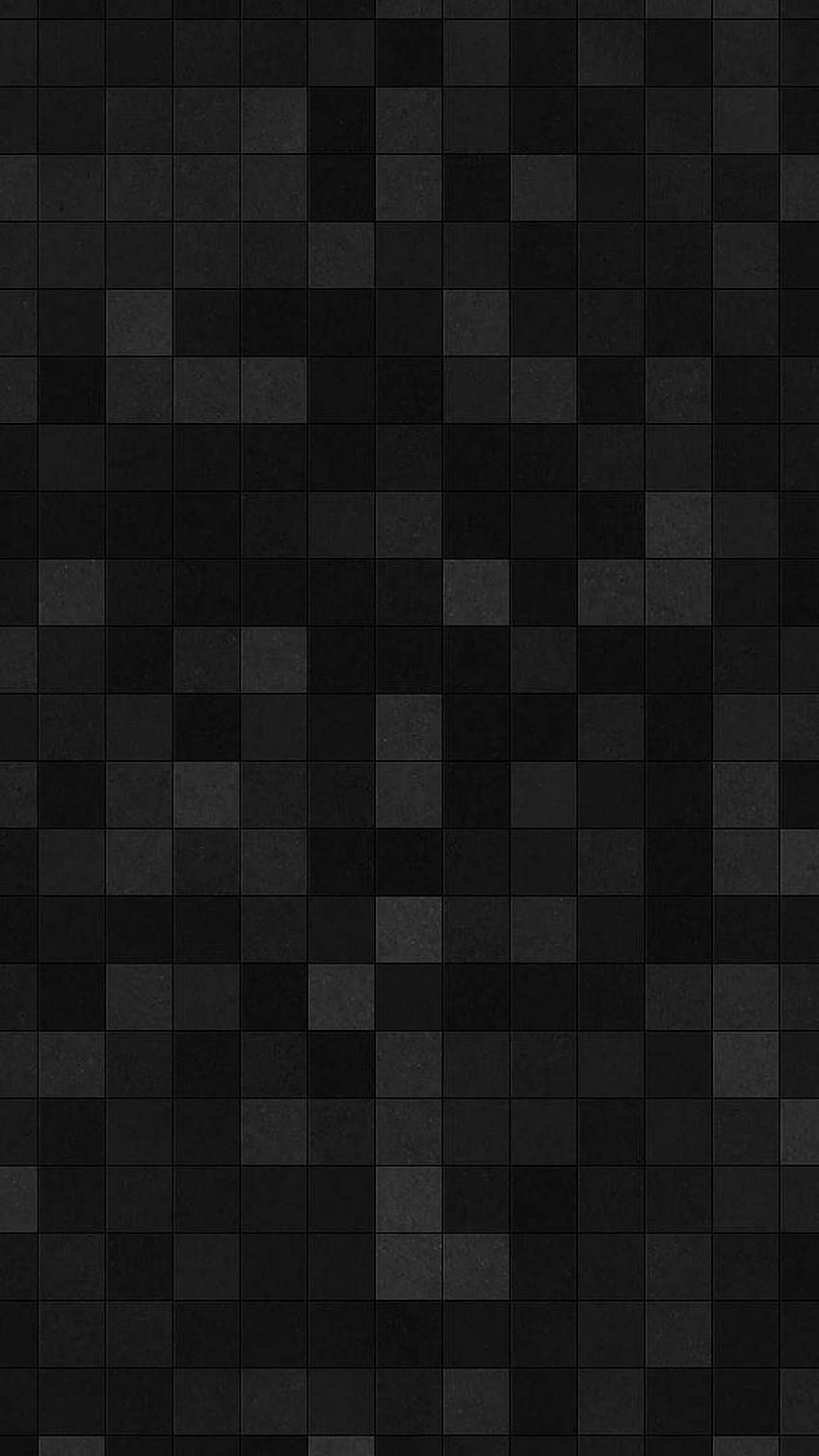 Black Tile, Minimalist Black Squares HD phone wallpaper