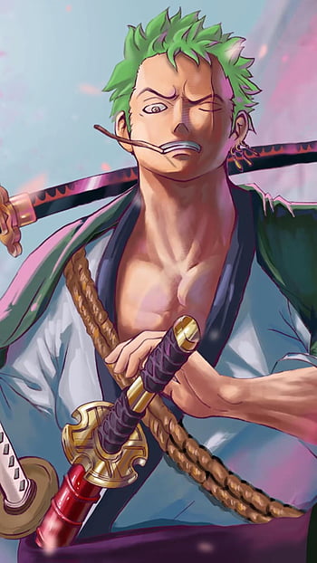 One piece, anime, zoro, HD phone wallpaper