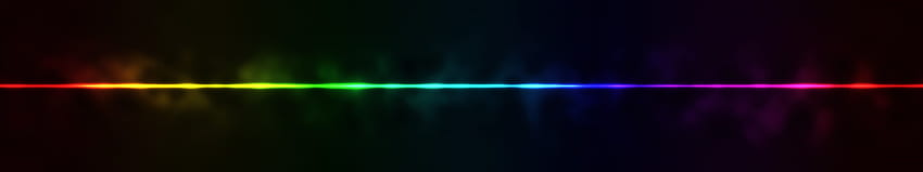 ilustracja linii tęczy potrójny ekran Tapeta HD