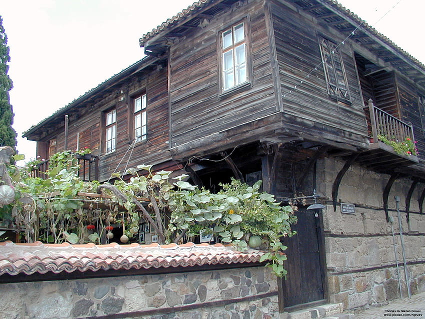 Sozopol, casa velha, bulgária, velho, grafia, casa papel de parede HD