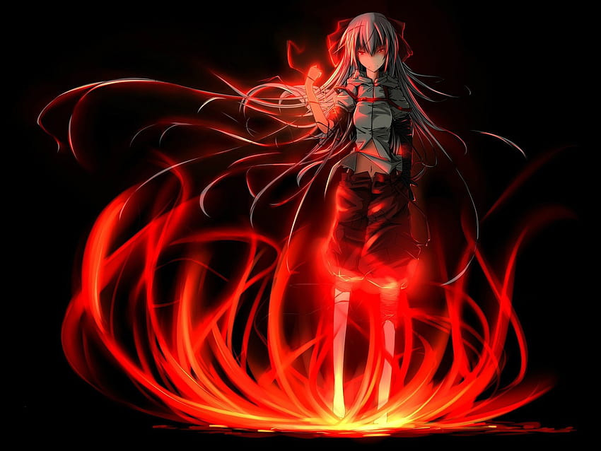 Sad Anime, Aesthetic Fire HD wallpaper