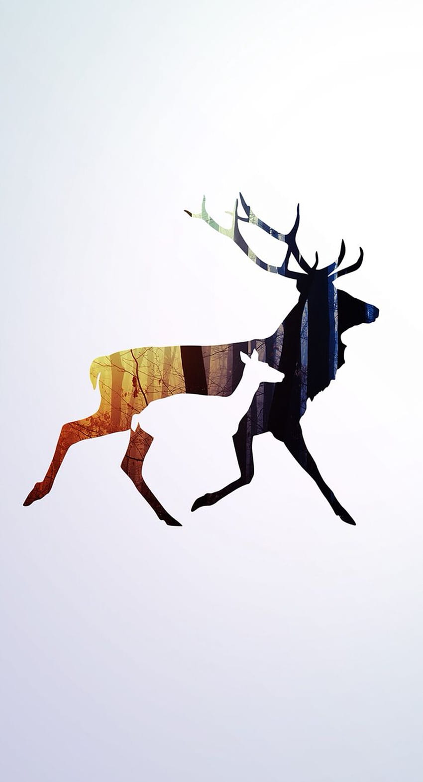 Deer iPhone . Deer , Hunting , Moose, Geometric Deer HD phone wallpaper