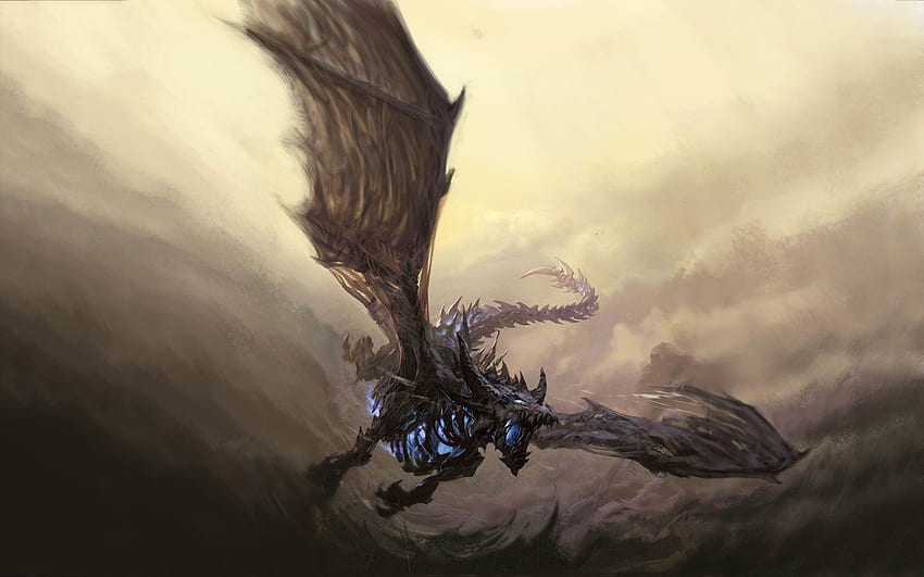 Dragon fantasy art, Ghost Dragon HD wallpaper