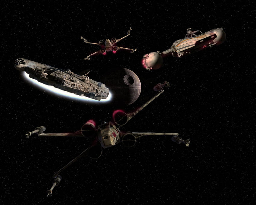 Millennium Falcon for background, Star Wars Millenium Falcon HD wallpaper