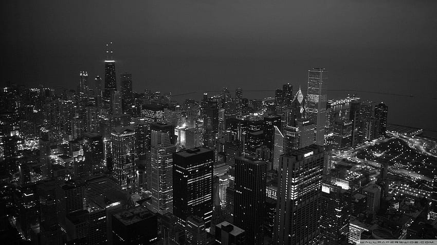 Black And White City ❤ for Ultra TV HD wallpaper