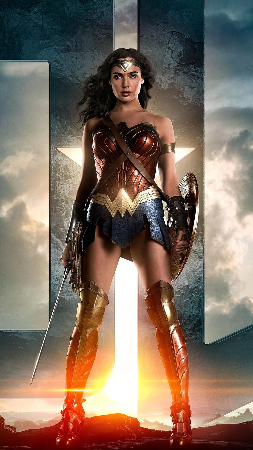 Justice League (2017) Phone . Wonder woman, Mujer HD phone wallpaper