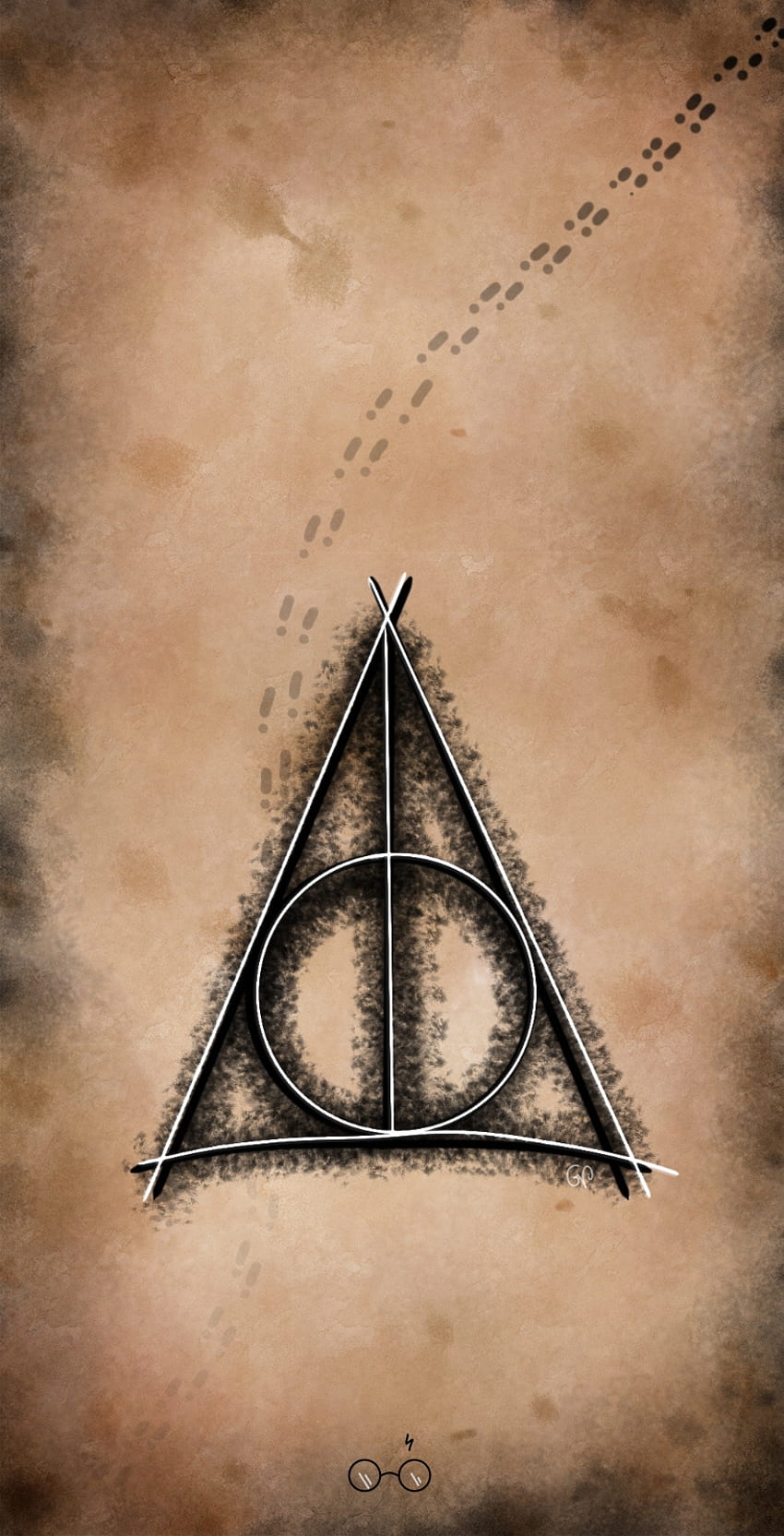 Harry potter, deathly, potterhead, reliques_de_la_mort, wizard, deathlyhallows, harry_potter HD phone wallpaper