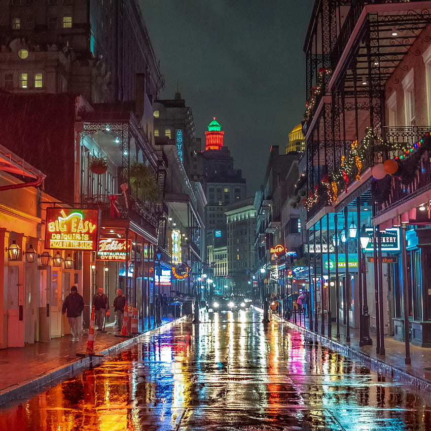 ITAP der Bourbon Street nach dem Regen von in_frame. .. . HD-Handy-Hintergrundbild