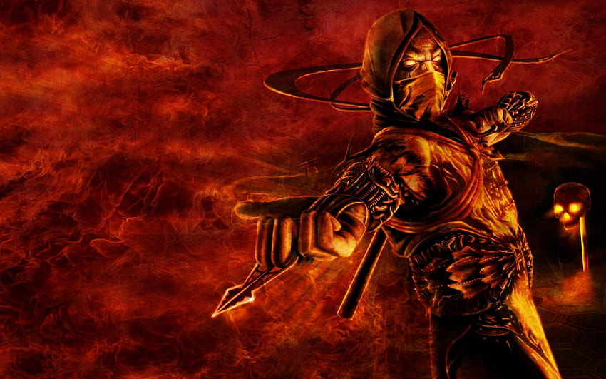 Scorpion Mortal Kombat , 43 Scorpion Mortal Kombat Android HD wallpaper