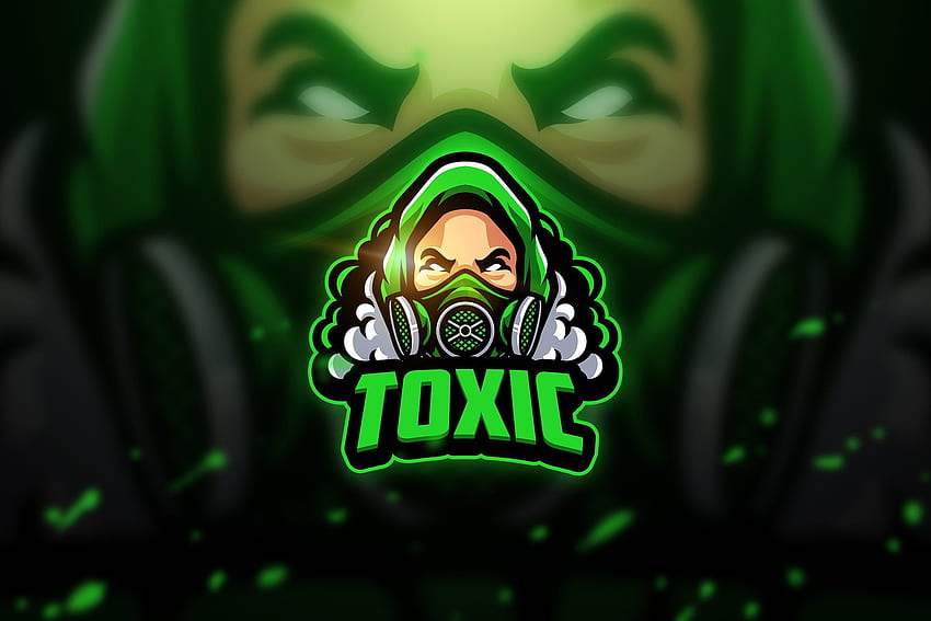 Toxicc - マスコットとエスポートのロゴ。 ロゴ, ロゴデザイン, ゲームのロゴデザイン, Toxic Gaming 高画質の壁紙