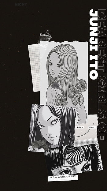 Konichiwa my fellow Junji Ito fans, I compiled few of the Tomie manga  panels to create this wallpaper. You're free to use this as your phone  wallpaper or print. I don't mind