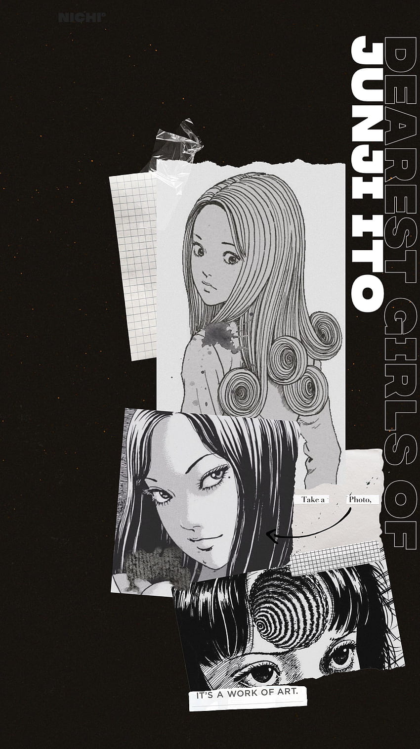 In The Spirit Of The New IOS Update, I Made A New For My Phone Ft. Some Of The Girls ! : R Junjiito, Junji Ito Manga HD phone wallpaper