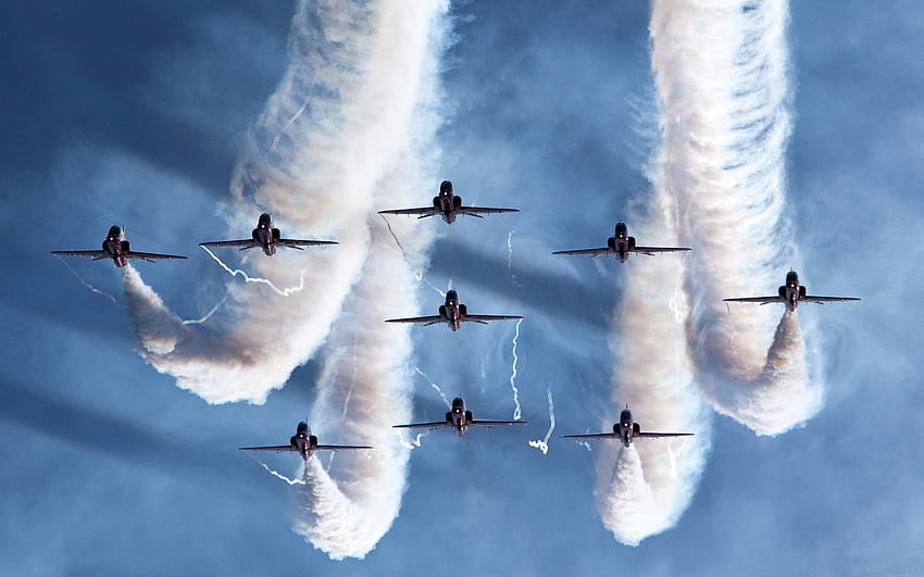 Aerobatic Team Air Force For Mobile Phones And Laptops, Aerobatics HD wallpaper