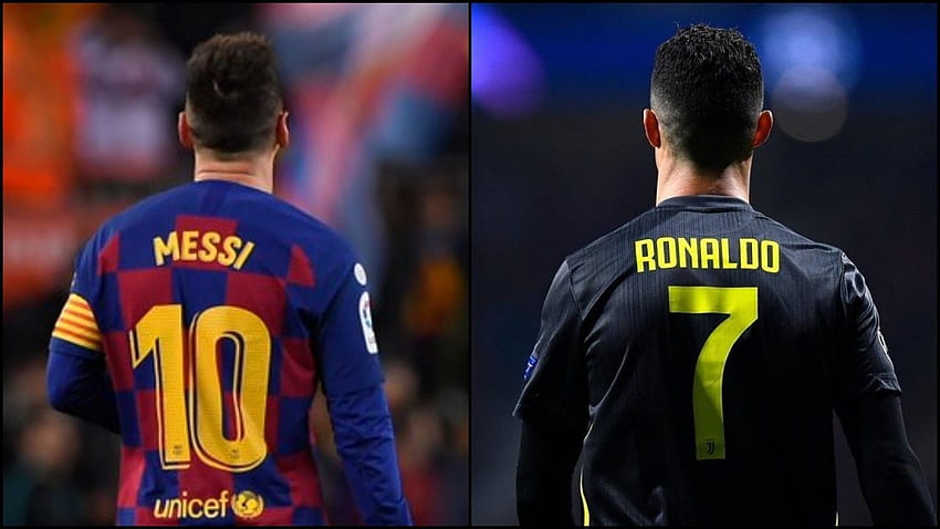 Who Is The Real G.O.A.T?': Netizens Compare Messi Vs Ronaldo After 'La Pulga' Scores 52nd Career Hat Trick, Messi vs Cristiano Ronaldo HD wallpaper