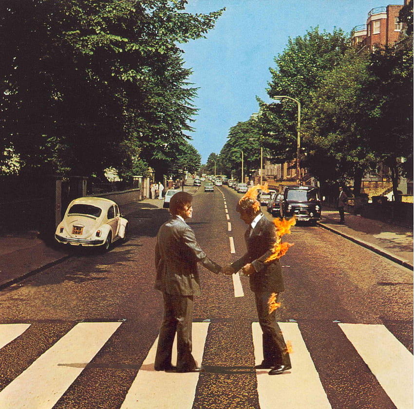 Abbey Road, Os Simpsons Abbey Road papel de parede HD