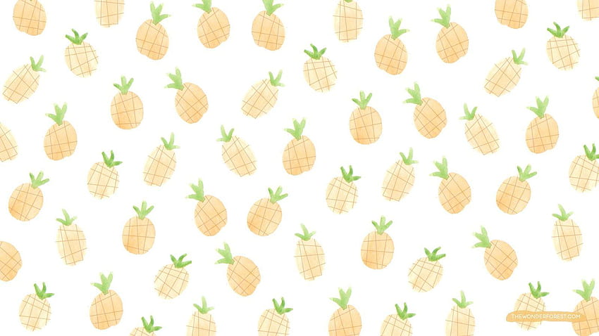 Pineapple Laptop, Tropical Fruit HD wallpaper