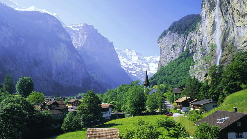Swiss Alps, Swiss Countryside HD wallpaper