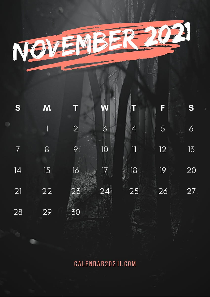 November Calendar Wallpaper  55 Best Desktop  Phone Backgrounds