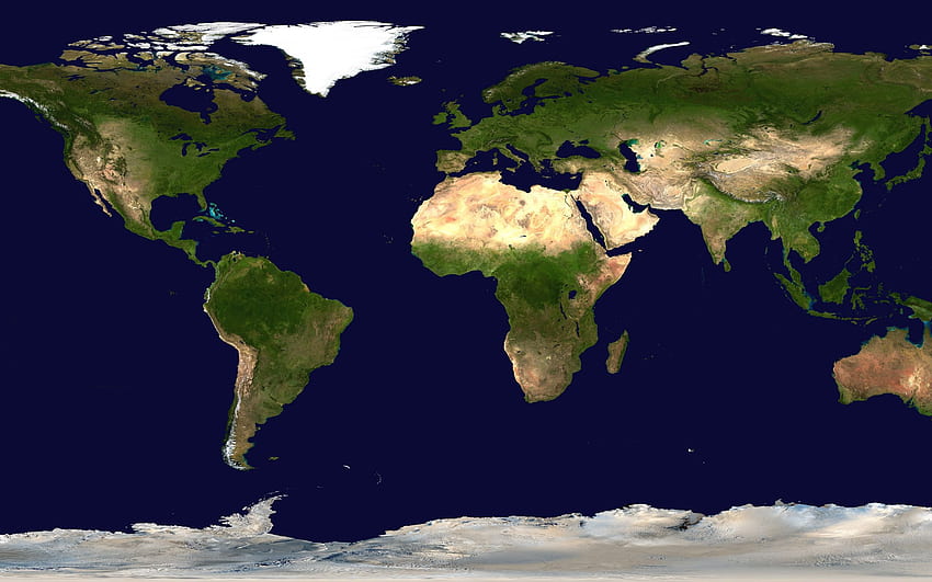 Mapa del mundo limpio., Tierra Limpia fondo de pantalla