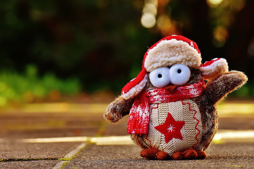 Owl, , , Blur, Smooth, Toy, Clothing HD wallpaper