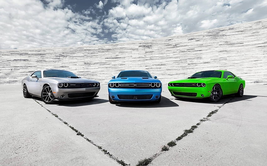 รถยนต์, กีฬา, Dodge, 2015, Challenger วอลล์เปเปอร์ HD